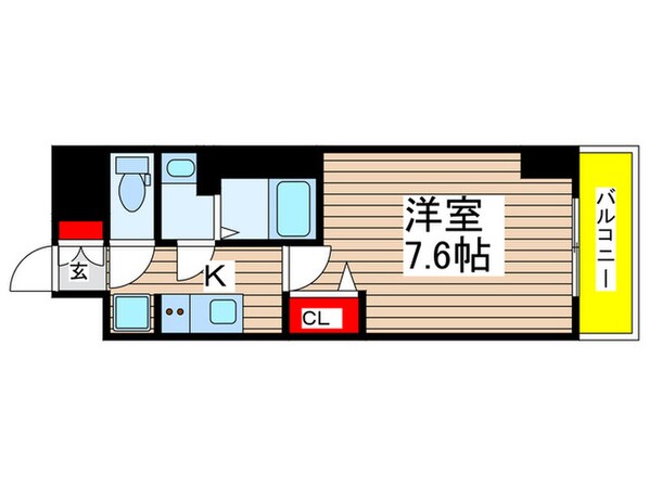 ディアレイシャス尾頭橋の物件間取画像